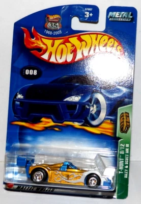 Hot Wheels 2003 Treasure Hunt #8 Riley & Scott oro/blanco RR's Foto 1 de 4