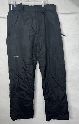 SkiGear Ski/ Snowpants Men's Size Large Black Nylon Adjustable Waist - Image 1 of 4