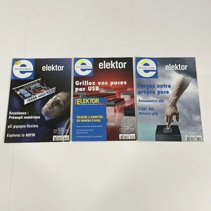 3x Elektor Magazine 2004 Electronique Français no 310-311-312 Avril Mai Juin - Picture 1 of 10