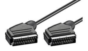 Cavetto Prolunga TV DVD Cavo Decoder Audio Video presa Scart 21 poli M/M 5 mt - Foto 1 di 1