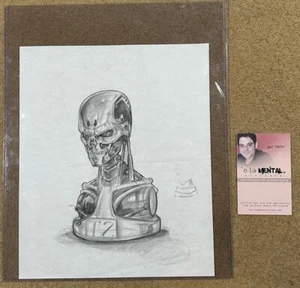 Terminator 2 T2 Original Concept Art - Steve Johnson XFX Hand Drawn - Picture 1 of 3