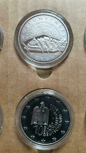 10 Euro Gedenkmünzen Silber PP Wählen Sie unter : 2002 F,D,J,A,G, Spiegelglanz - Bild 1 von 10
