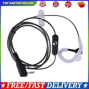 2-poliger Radio-Kopfhörer-Ersatz-Ohrbügel-Headset für BAOFENG KENWOOD Retevis HY - Zdjęcie 1 z 8