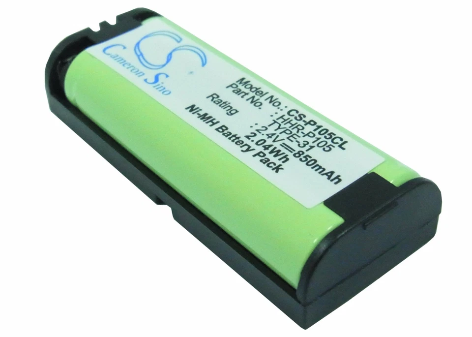 Batería de 850 mAh para Avaya Toshiba Uniden 3920, BT-1009, Panasonic HHR-P105, GE 86420 Foto 1 de 4