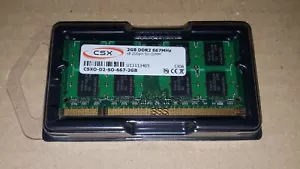 Memoria Portátil Laptop RAM 2GB DDR2 PC2-5300 667 MHz SO-DIMM SODIMM PC2 5300 - Imagen 1 de 1