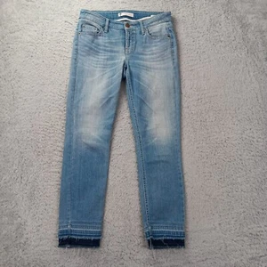 Cambio Jeans Womens 6 Blue Denim Modern Low-Rise Straight Ankle 0116 - Picture 1 of 13