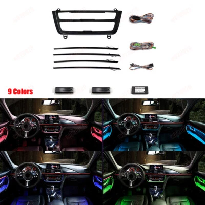 9 Colors LED Ambient Light Door Decorate Lights For BMW 3 Series F30 2012-2019 - Image 1 of 4