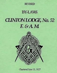 1997 Revised By-Laws Clinton Lodge No. 52-Wilton NH- F. & A. M.-Freemasons - Picture 1 of 5