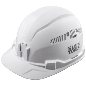 Klein Tools 60105 Hard Hat, Vented, Cap Style, White - Picture 1 of 9