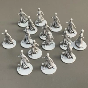 15PCS Zombicide Black Plague Alternate Female Zombies Walkers Board Game Minis  - Picture 1 of 5