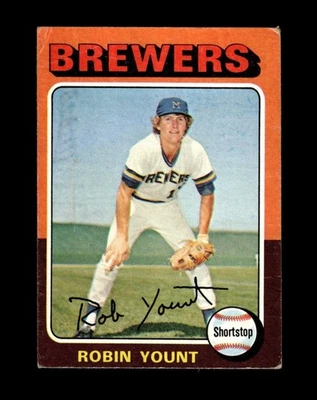 Robin Yount 1975 Topps Set-Break #223 RC EN MUY BUEN ESTADO-VGEX (arrugue) *GMCARDS* Foto 1 de 2