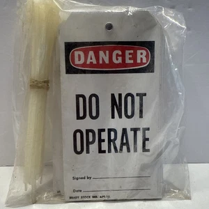 Danger Do Not Operate Tag 23 In Total - Picture 1 of 2