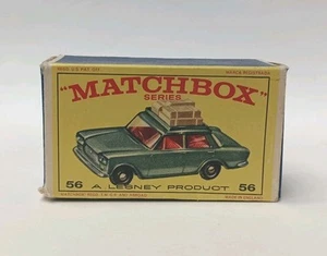 1965-1968 Lesney Matchbox Original E2 Box N° 56 With Target Fiat 1500 Container - Picture 1 of 8