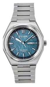 Citizen Zenshin Super Titanium Green Dial Eco-Drive AW0130-85X 100M Herrenuhr - Bild 1 von 4