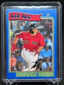 2023 Topps Brooklyn Collection #7 Masataka Yoshida Blue # /40 RC Red Sox - Picture 1 of 2