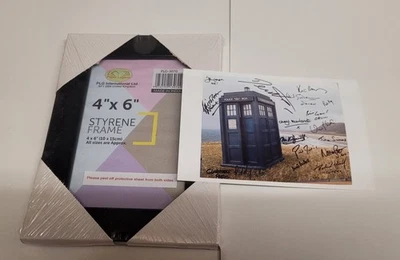DR WHO LIMITED EDITION PHOTO A6 SIGNED FRAMED £9 GIFT XMAS BOGOF MEMORABILIA FP - Image 1 of 3