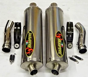 APRILIA RSV 1000 R FACTORY TUONO AKRAPOVIC CARBON EXHAUST SILENCER GEN 1 -GEN 2 - Picture 1 of 12