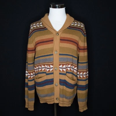 Men's Pendleton Medicine Bow Shawl Collar Cotton Cardigan Sz Medium - Image 1 of 4