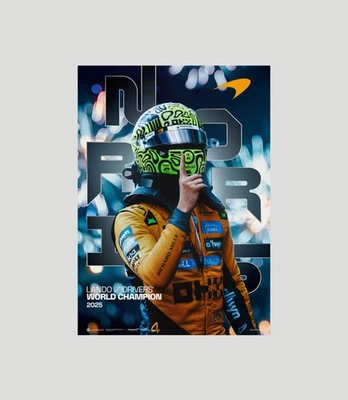 Póster Lando Norris - Victoria del Campeonato Mundial de Pilotos 2025 Foto 1 de 4