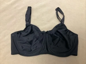 Sujetador Bali 0180 negro 36DD con aros floral - Imagen 1 de 4