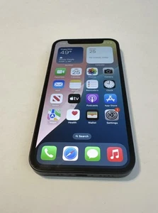 Apple iPhone 12 MINI 128GB BLACK A2176 UNLOCKED - Afbeelding 1 van 3