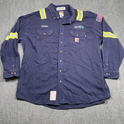 Carhartt FR 3XL LN Azul Reflectante Resistente al Llama ARC2 63680-20 “Johnnie” Foto 1 de 4