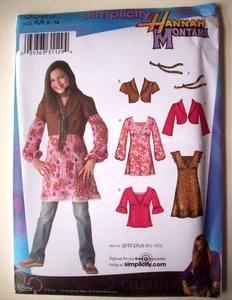 Girls mini-dress tunic top jacket pattern 3589 Size 8 10 12 14 16  UNCUT - Picture 1 of 2