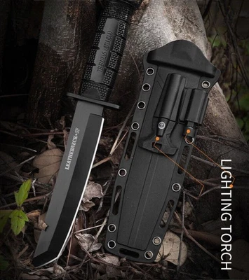 Outdoor Hunting Fixed Blade Knife Survival Tactical Fishing with Sheath - image 1 of 4