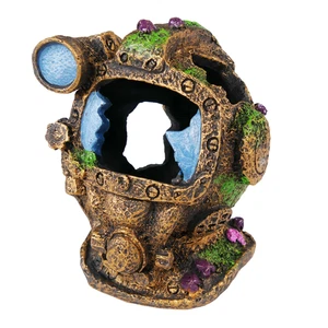 Deco-Réplicas Hundido Jardín Buzo Casco Acuario Adorno - Pecera Decoración - Imagen 1 de 12