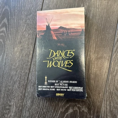 Dances With Wolves VTG Factory Sealed VHS Video Tape Movie New Free Ship - Image 1 of 4