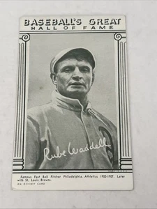 1948 Baseball's Great HOF Exhibits CARD Rube Waddell Philadelphia Athletics VGEX - Picture 1 of 8