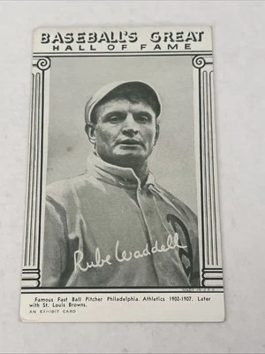 1948 Baseball's Great HOF Exhibits CARD Rube Waddell Philadelphia Athletics VGEX - Image 1 of 4
