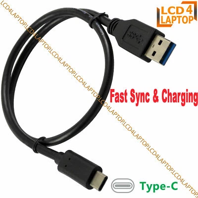 For OnePlus 3 3T 5 5T Type C Charging USB-C Fast Charger Lead Cable -Black/White - Image 1 of 3