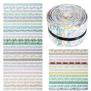 Cotton Strips Bundles Multipurpose Cotton Quilting Fabric Soft Jelly Roll AU+ - Picture 1 of 11