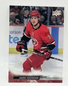 2022-23 Upper Deck Clear Cuts #37 Andrei Svechnikov Hurricanes - Picture 1 of 2