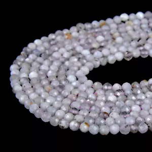 2 mm Hellvioletter Kunzit Edelstein Ein Mikro Facettiert Rund 15,5 Zoll (80008845-P11) - Bild 1 von 3