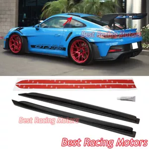 For 2012-2025 Porsche 911 Coupe 991 992 GT3 RS Style Roof Fins (EPDM Black) - Picture 1 of 4