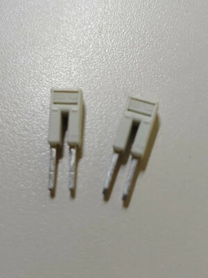 2 x WAGO TOPJOB S 2000-402 Brücker; Kammbrücker; 2-fach; isoliert; lichtgrau - Bild 1 von 2