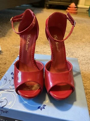 Fabulicious Lumina red heels - Image 1 of 4