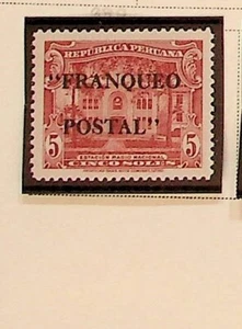 PERU Sc 392 LH ISSUE OF 1941 - OVERPRINT - FROM RADIO SET - Picture 1 of 1