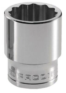 Unidad Facom 1/2" 8 mm a 34 mm OGV MÉTRICO 12 puntos enchufes bi-hexágonos - Imagen 1 de 1