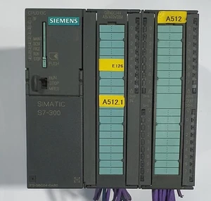 CPU SIEMENS SIMATIC S7-300 6ES7 313-5BG04-0AB0 PLC 6ES73135BG040AB0 TESTATA OKAY - Foto 1 di 5