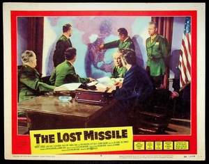 Tarjeta de vestíbulo original The Lost Missile 1958 #6 misil misterioso ciencia ficción espacio exterior - Imagen 1 de 2