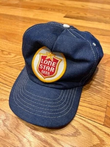 Vintage Lone Star Beer Texas Snapback Hat Made USA Medium-Large Adjustable - Picture 1 of 8