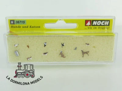 ED 36715 NOCH ESCALA N DIFERENTES PERROS Y GATOS - NUEVO (c62) - Imagen 1 de 4