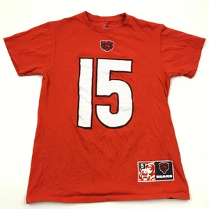 Majestic Brandon Marshall Chicago Bears Shirt Size Small S Orange Graphic Tee - Picture 1 of 8
