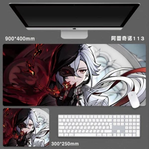 Genshin Impact Arlecchino Cosplay Desktop Mouse Pad Computer Mat Cartoon #02 - Picture 1 of 2
