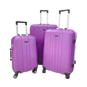 Travel Suitcase Unisex Hard Case Wheeled Trolley Cabin Size Hand Luggage 2152 - Picture 1 of 5