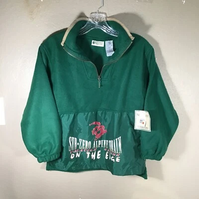 NWT Northwest Territory Boys Sz 8-10 Warm Jacket Pullover Elastic Cuffs Green 8 - Image 1 of 4