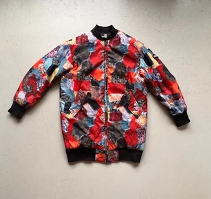 Love MOSCHINO Colorful Multicolor Orange Farbig Patch Long Bomberjacket M - Bild 1 von 16